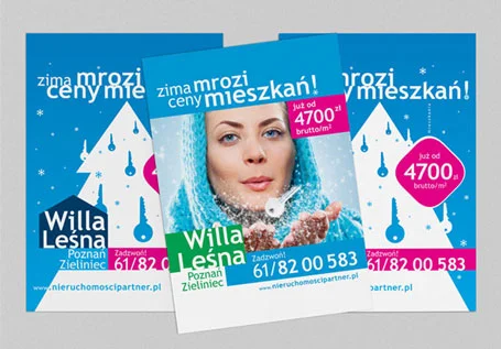 Grafika reklamowa i Key Visual kampanii promocyjnej dla marki Partner